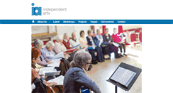 Desktop Screenshot of independentarts.org.uk